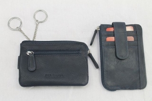 Кожаный кошелек для ключей