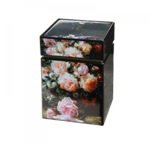 Коробка для чая Жан Батист Роби - «Натюрморт с розами».