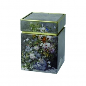 Tea caddy Auguste Renoir "Spring flowers"