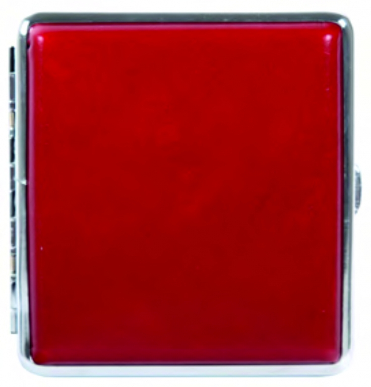 Cigarette case, red leather - xPresents