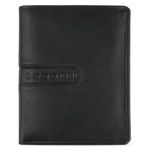 Men's leather wallet Bugatti, black