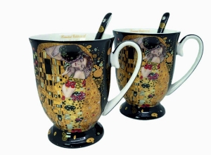 Набор из двух кружек Густав Климт "Поцелуй"