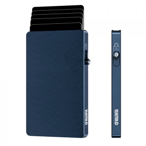 Valenta MagSafe Titanium Card Case, Blue