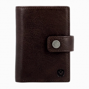 Chocolate Leather MagSafe Lux Card Holder