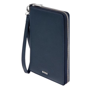 Дорожный кошелек HUGO BOSS Classic Grained Navy
