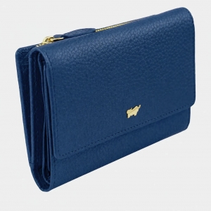 Женский кошелек BRAUN BUFFEL ALESSIA, синего цвета